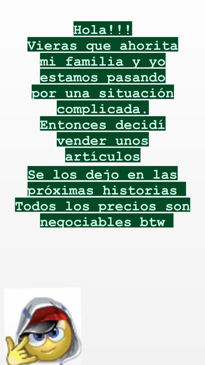 itszhiso's tweet photo. Con rt me ayudan un montón 
Abro hilo con las cosas 
Cualquier info por dm o al 7035-8484 
:) <3 https://t.co/gGaRsC34BR
