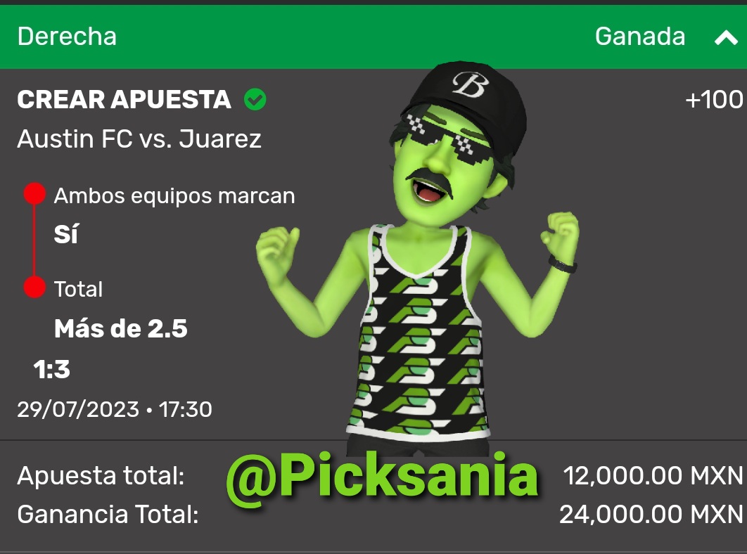 picksania's tweet photo. Si me dan 100 RTS

El tio picksania les arma un #parlay de #leaguescup  para hoy totalmente gratis

(Ojo no es el PARLAY ASEGURADO)

SI JALAN 

JALO...

Por cierto los que que quieran el parlay asegurado de hoy con acceso al canal de parlays asegurados por todo el 2023 se los dejo en $999 a los primeros 10 que me manden mensaje ahorita.

No se va a perder
Tu ya sabes como esta el asunto conmigo...