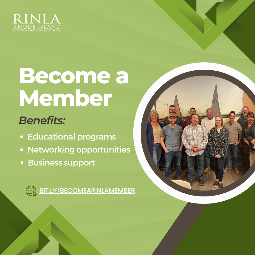 Joining #RINLA is an investment in your professional growth. Elevate your brand with our certification courses, find quality employees, expand your knowledge, and gain the support you need to thrive in #RhodeIsland's #greenindustries. bit.ly/BecomeARINLAMe…
#BecomeARINLAMember