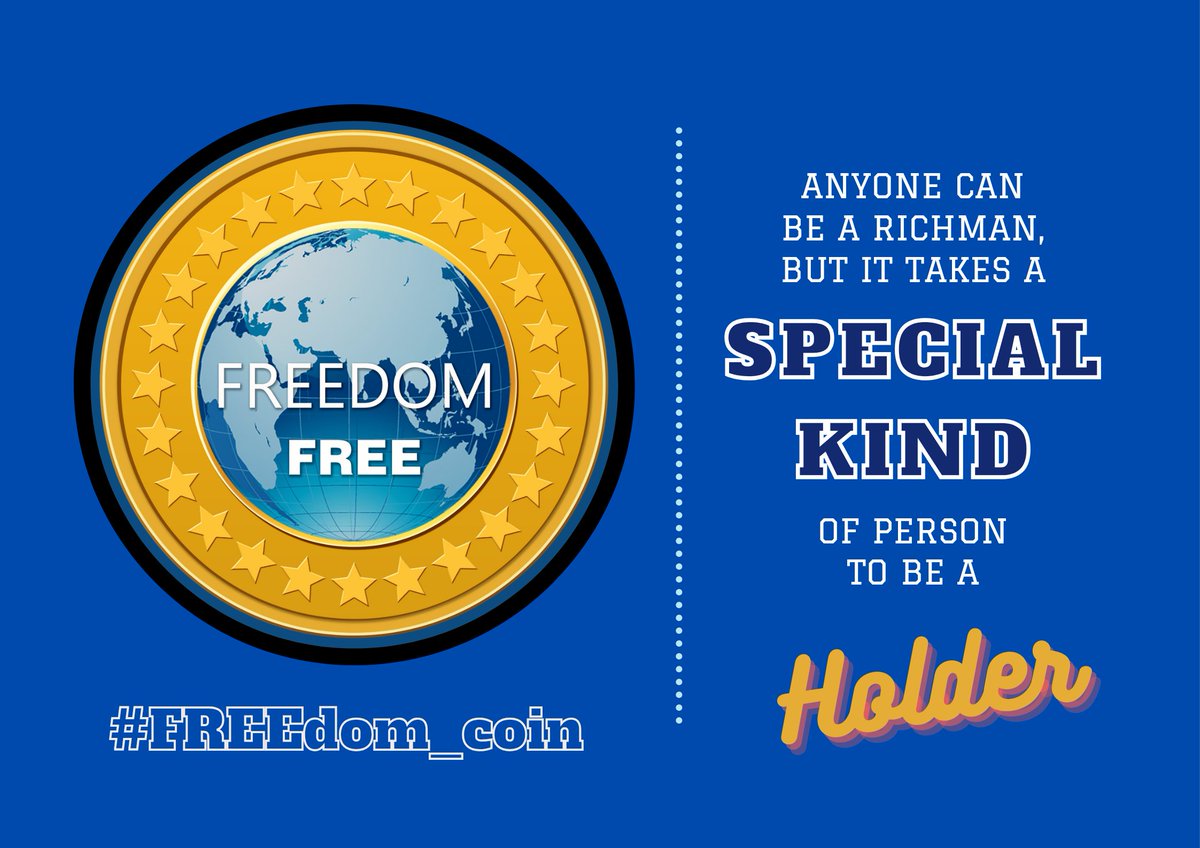 #FREEdom_Coin community by Freddy tweet media