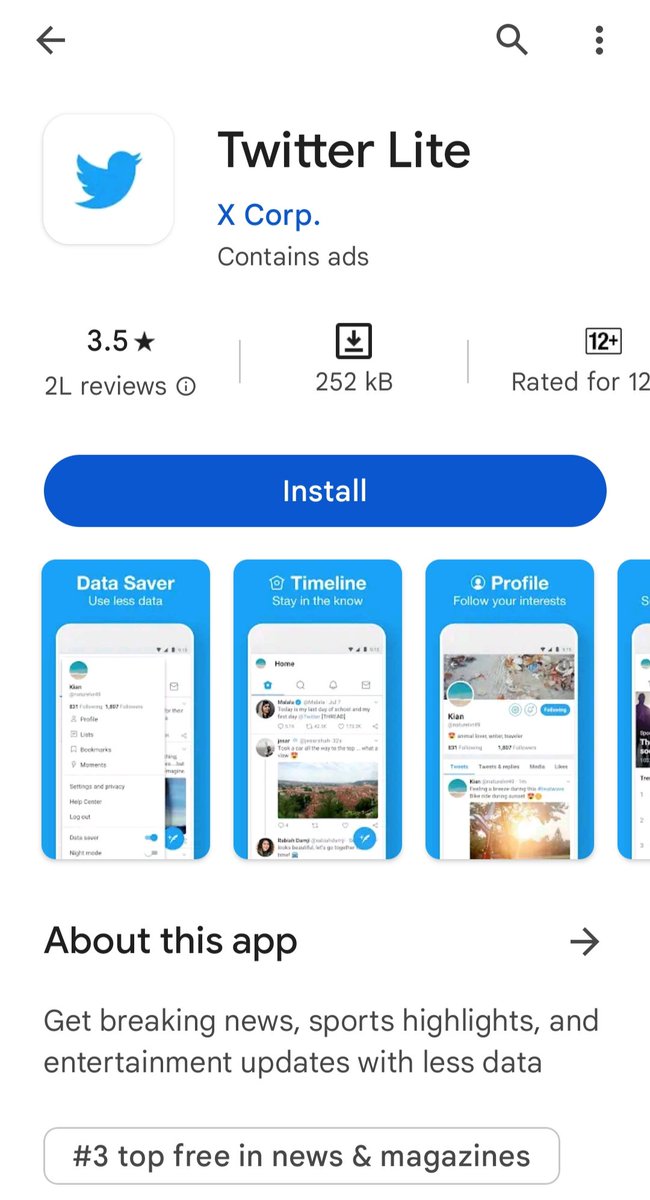 Techmodee's tweet image. There is a #TwitterLite