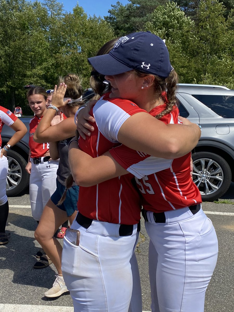 IzzyLevasseur11's tweet photo. Today I played the last game of softball with my sister, my best friend. I'm SO grateful for the unforgettable years we had together on the field. Your drive, dedication, and heart has never failed to inspire me.  I can’t wait to see what more you’ll achieve at USM. Ty #55 ❤️ https://t.co/QCGp7gYwu9