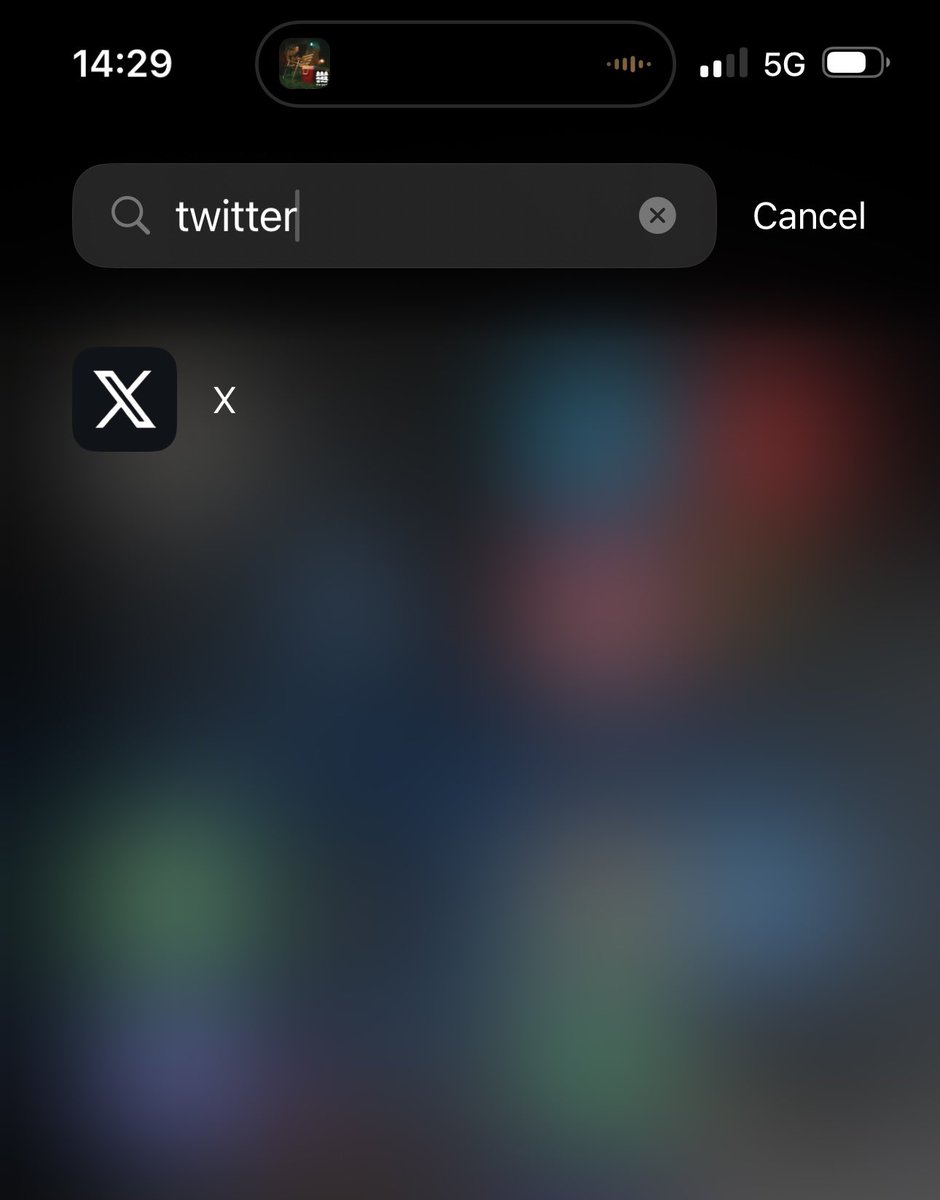 ExplosiveHiC's tweet image. If you look up twitter on the app library on iPhone, X shows up still