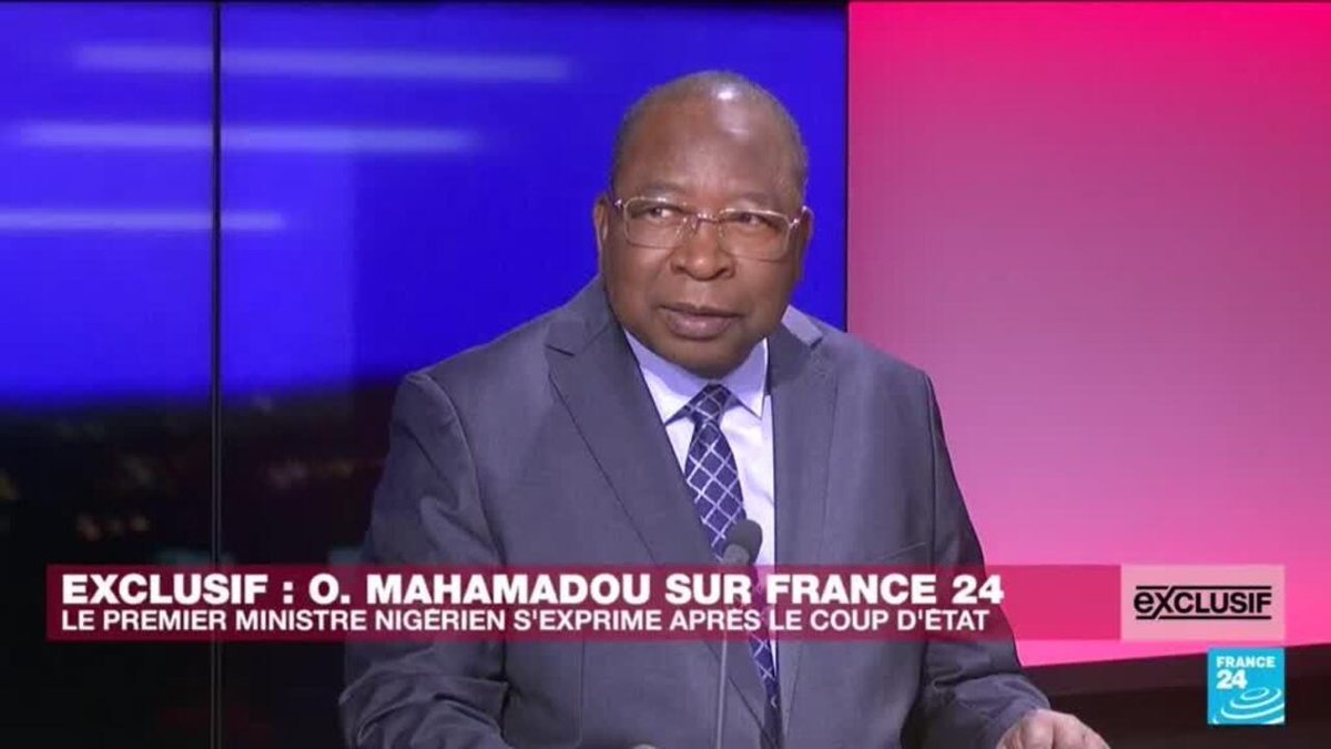 Exclusif : "Mohamed Bazoum se porte bien", affirme le Premier ministre nigérien après le coup d’État f24.my/9gxS.t