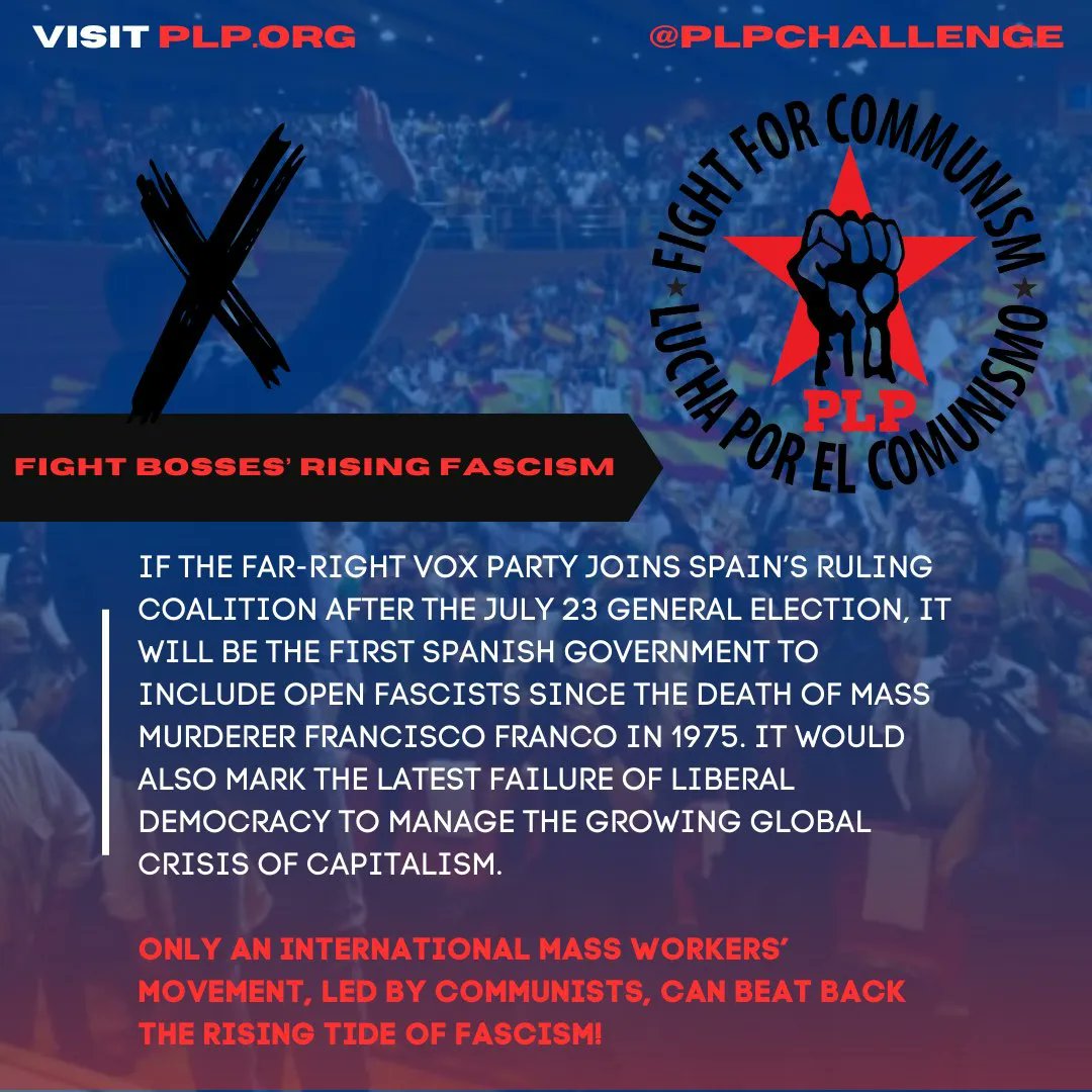 plpchallenge's tweet photo. Capitalism must be destroyed, root & branch! Join us—we have a world to win! #FightforCommunism! #ProgressiveLaborParty
🚩 https://t.co/7F3J1fyLtf | @plpchallenge IG, Tw, Facebook | https://t.co/IKaMvDrjb2 https://t.co/ZI33ZLqaCy