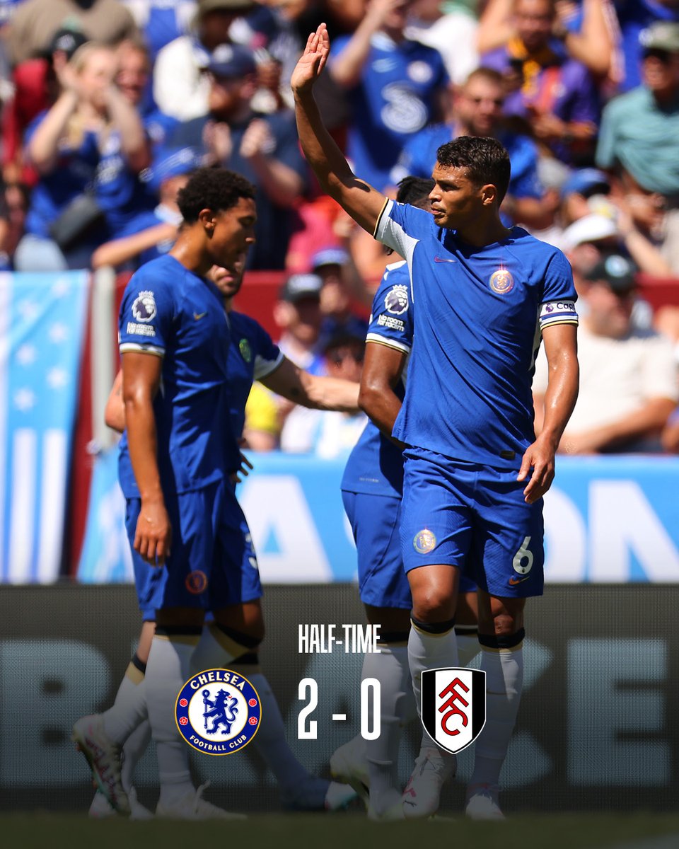 Up at half-time. 

Thiago Silva and Nkunku with the goals! 😁 

#BluesInTheUSA