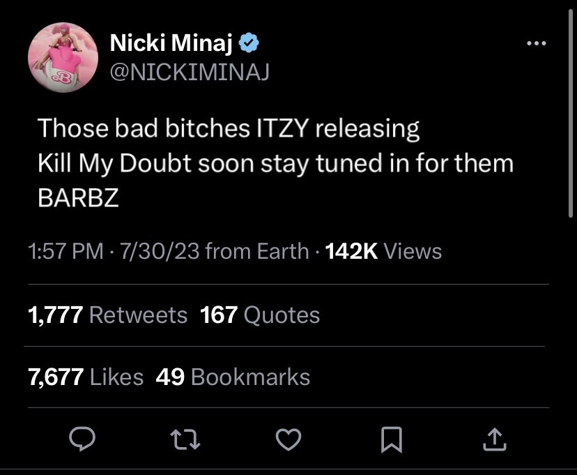 streamingitzy's tweet photo. OMG NICKI !? 

SERVE THE CAKE
#NewItzyToday #ITZY_CAKE
#ITZYComeback https://t.co/Pem6kc1HDc