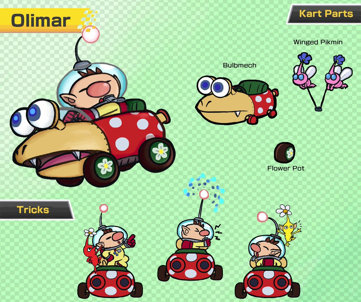 TKOWL_Art's tweet photo. Hey Nintendo, if you want to add just one more non-Mario character to Mario Kart 8 I got an idea right here https://t.co/HXTpkO4jge