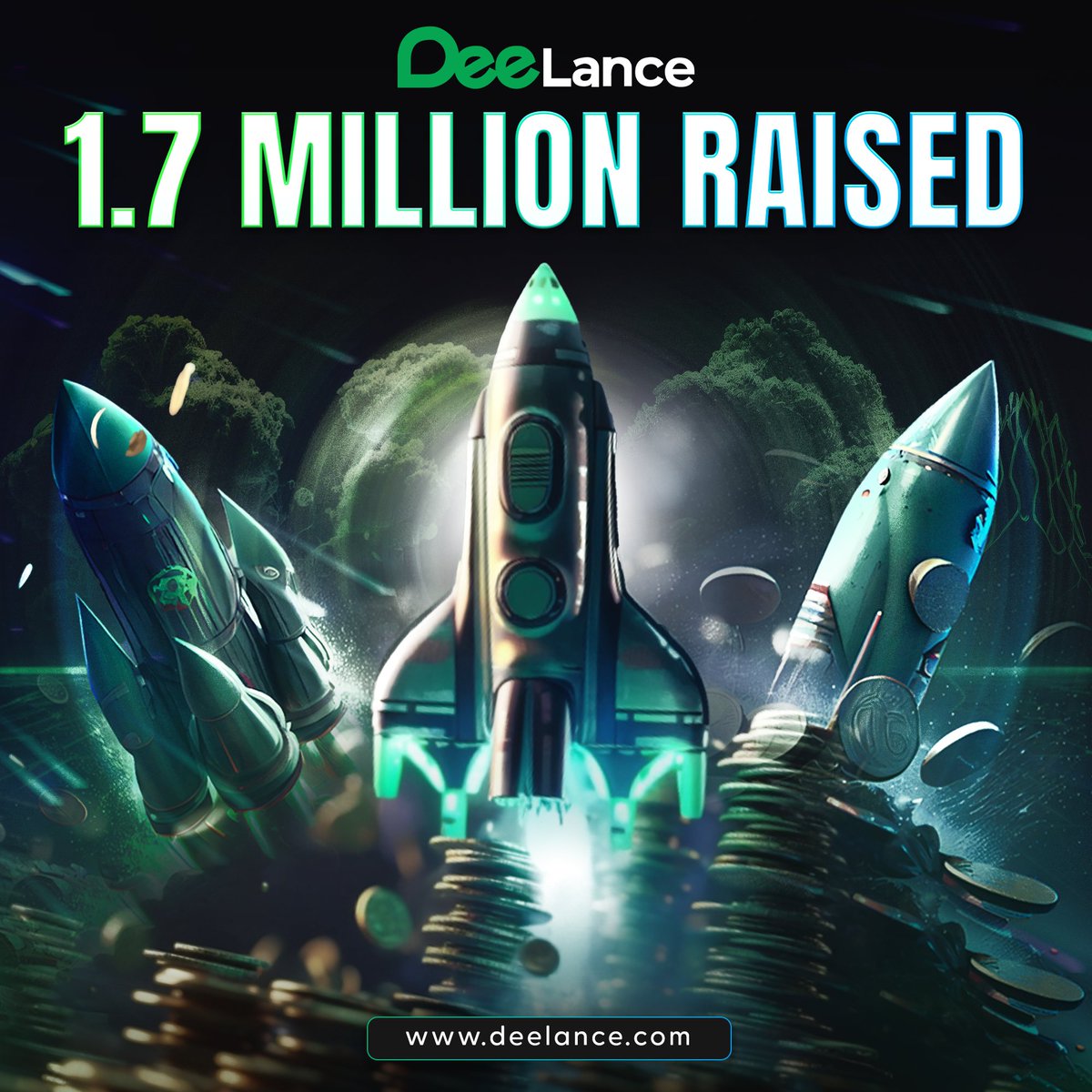 deelance_com's tweet photo. Congratulations DeeLancers! 👨‍💻

Another Milestone Is Achieved - Raised Over $1.7 Million In Presale!🎉🙌

Only 1 days left until #Presale closes⏳

Don't miss out on the opportunity to join Presale - Grab some $DLANCE tokens now! ⬇️

https://t.co/XHnTqVzeWf

 #crypto #metaverse https://t.co/0pv9BUEJSp