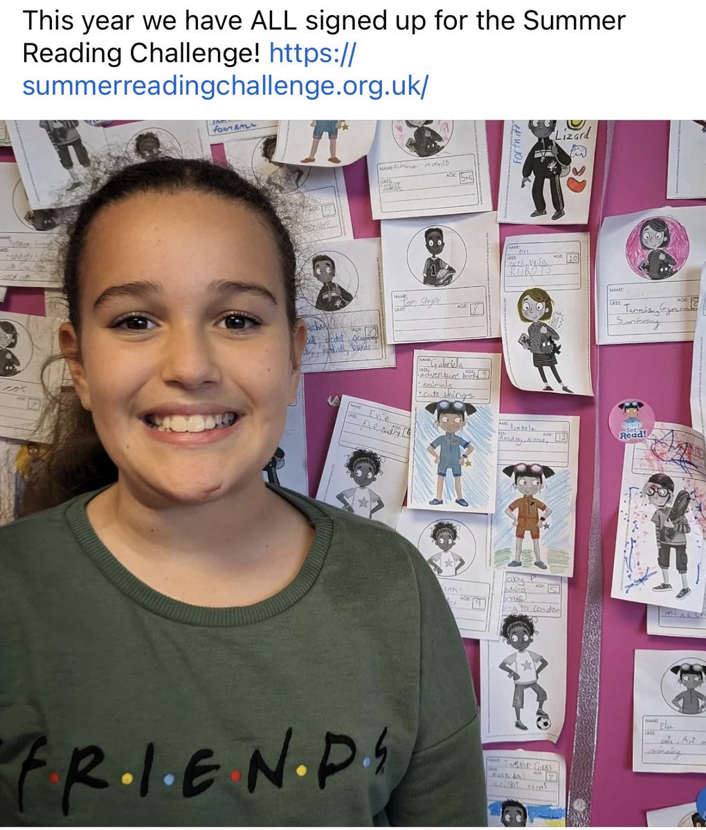 BroadheathCE's tweet photo. Gabriella and her family have signed up for the Summer Reading Challenge. Have you? https://t.co/8b7ERetRQf https://t.co/4JS2Zu3e6c