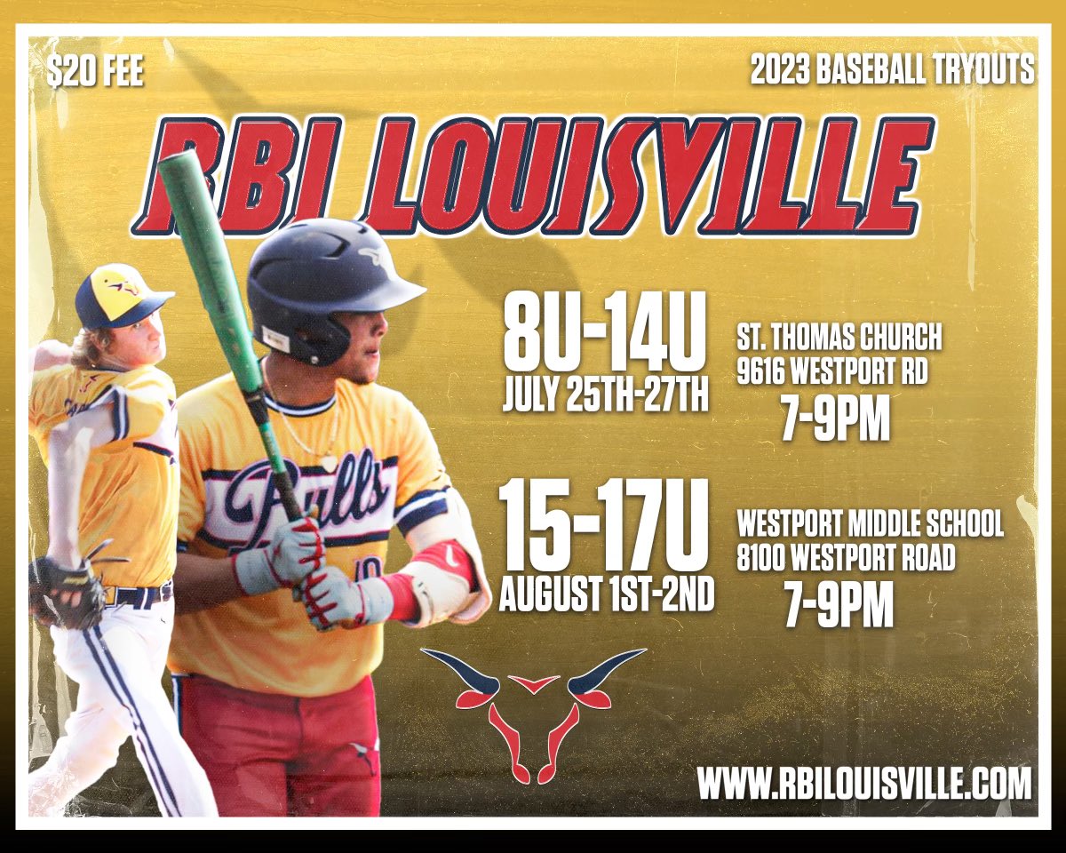 🚨🚨15u,16u,17u tryouts this Tuesday and Wednesday.