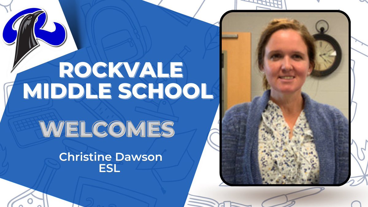 Our ESL Department is growing!  We’re thrilled to share Ms. Dawson with Rockvale High!  #WelcomeToRockvale