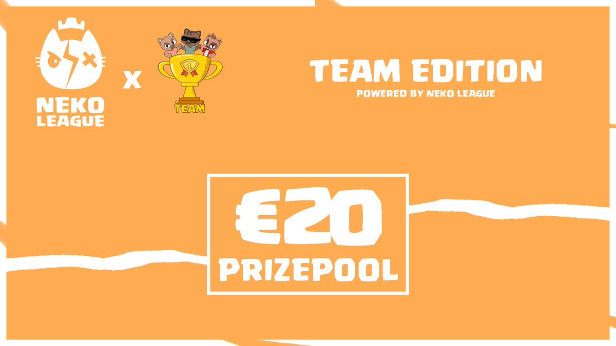 Our first team league is finally there🐱

Join the discord below and register your team !

discord.gg/CVRVhWYsNP

Credits : 🎨
New logo : <a href="/CatZ_CR/">ctz</a> 
Team logo : @ANR_Lightning