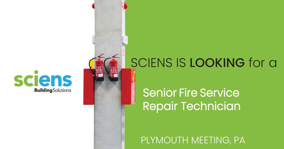 Work on critical life safety systems in the Philadelphia area!
Apply here: recruiting2.ultipro.com/SCI1004SCBU/Jo…
#scienscareers #sciensproud #fireservicejobs #firelifesafetyjobs #philadelphiajobs #protectbusinesses #savelives