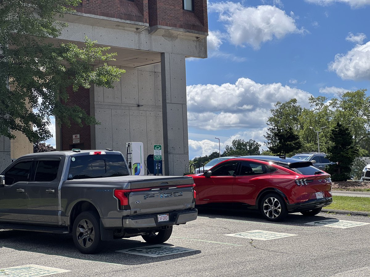 Beautiful day for a family charge! #ev #evcharging #mache #mustangmache #f150lightning <a href="/NortheastMach/">New England Mach E Club</a> <a href="/NELightningClub/">Northeast Lightning Club</a> <a href="/Ford/">Ford Motor Company</a> <a href="/electric_jake/">Electric Jake⚡️</a> <a href="/chargedupemily/">Emily Gabler</a> <a href="/ebergg/">Emma Bergg</a>
