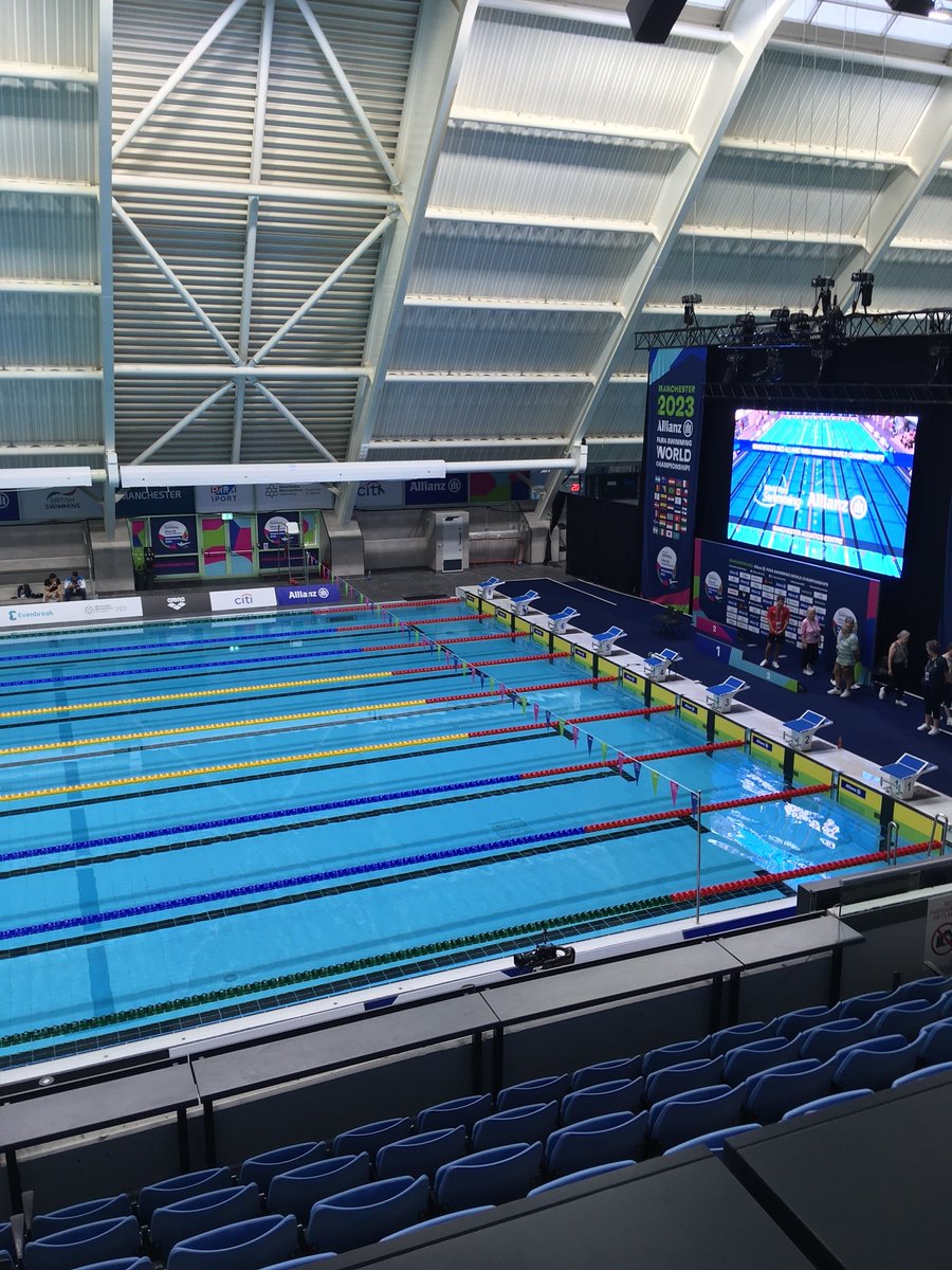 Good luck to everyone racing at the @Para_swimming World Championships in Manchester this week - enjoy the event #Manchester2023 #ThePlaceForGreatness #ParaSwimming #arenaraceready