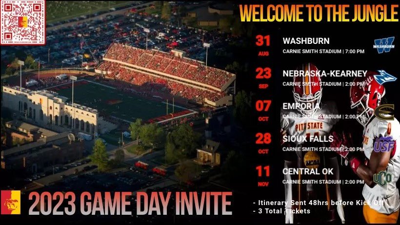 Thank you @_CoachNutt for the GAMEDAY invite!! Can’t wait to experience a game in THE JUNGLE!! @GorillasFB @recruit_route @Bryan_Bedford @Blanchard_FB