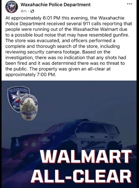 ScannerRadioDFW's tweet photo. Waxahachie, Texas. Seeing a lot of noise about this on twitter. https://t.co/26REAL3uG1