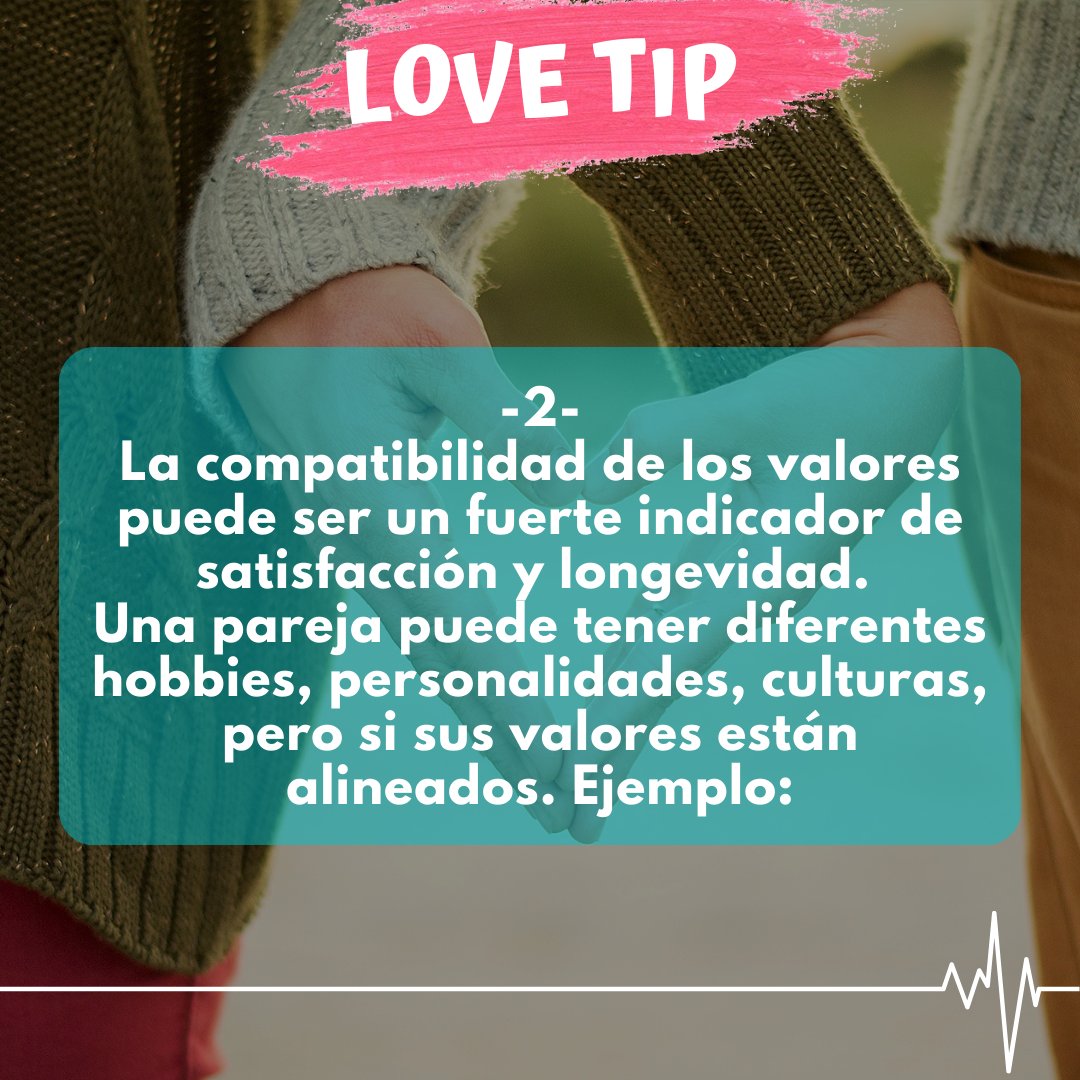 AdryCoach's tweet photo. ¿Sabías que compartir los mismos valores puede ser la clave para una relación de pareja exitosa?

Los valores dictan prioridades, influye en nuestras decisiones y moldea nuestra percepción en el mundo.

La compatibilidad de valores puede ser un fuerte indicador de satisfacción https://t.co/crawYb4fg9