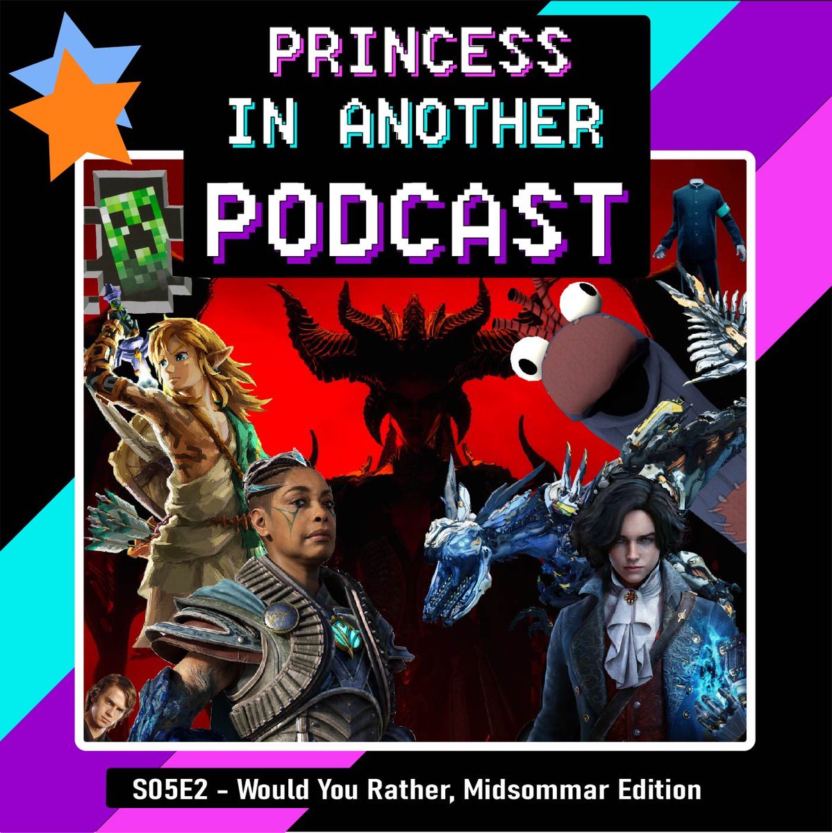 princessinpod's tweet photo. S5 E2! Listen on SoundCloud, Stitcher, iTunes, and Spotify. After a half-year of needed hiatus, the Princesses return to their desolate kingdom to discover that the middle of summer is actually a way better time of year to play this "would-you-rather" video game edition. https://t.co/bn8iLjr1eO