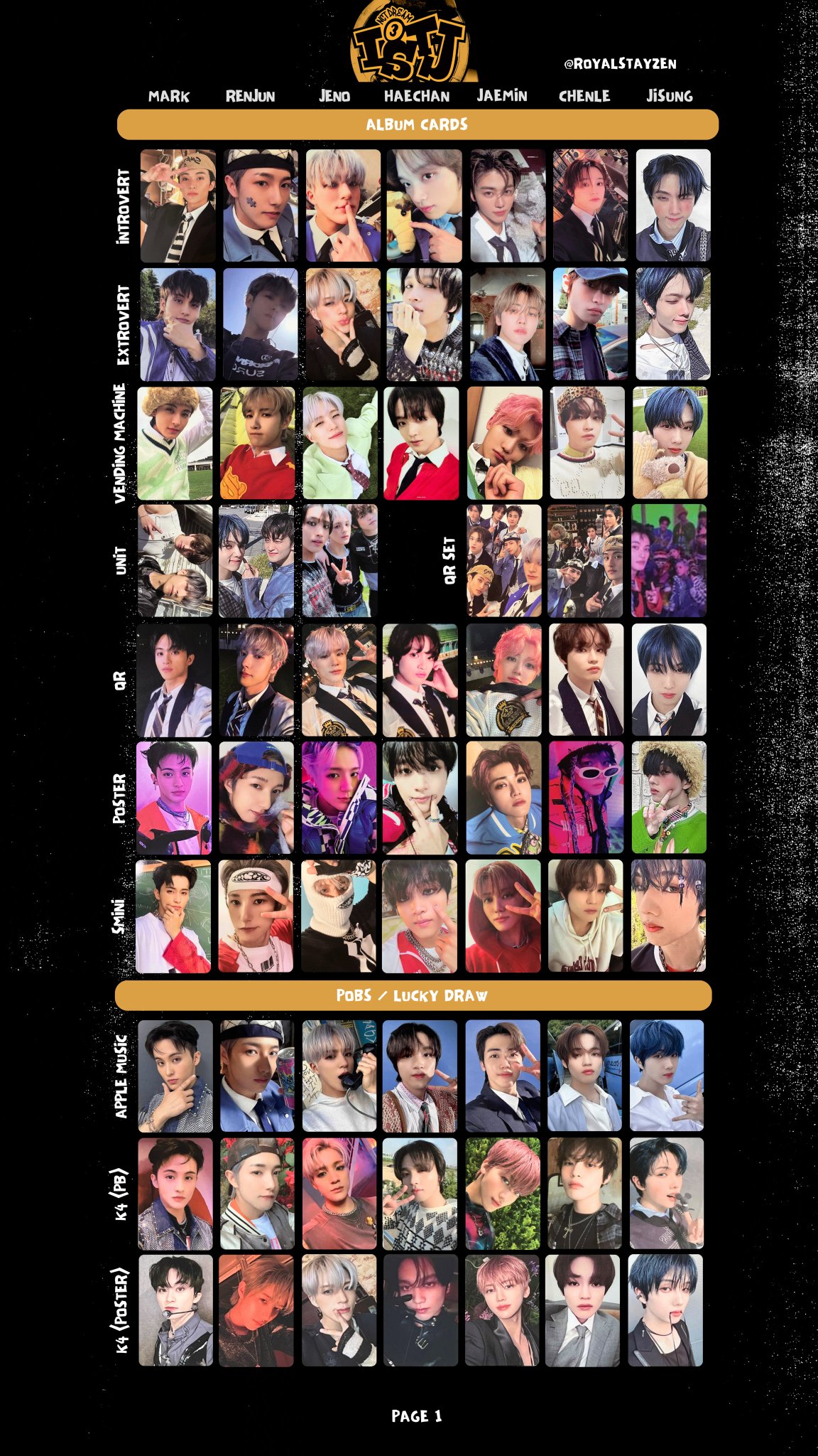 NCTDREAM ISTJ ジェノ　中華　中国　makestar スターチャット NCTDREAM ISTJ ジェノ 中華 中国 makestar スターチャット
