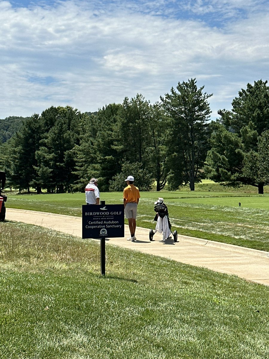 BrianSlaught24's tweet photo. Placed 3rd at the 2 Day UVA @HJGT College Prep. 77/75. Thanks Coach Scott @SUHornetsGolf  for coming out and watching. https://t.co/JE2eHQ53vN