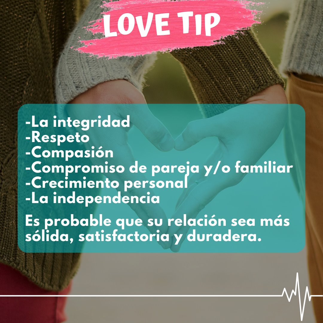 AdryCoach's tweet photo. Una pareja puede tener diferentes hobbies y personalidades, pero si sus valores están alineados como: la integridad, compasión, compromiso en la relación y/o familiar, etc. Es probable que su relación sea duradera
Estos valores se rompen: callando, no escuchando, no comprometerse https://t.co/qEjksyBHF2