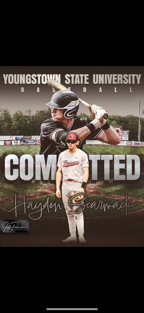 Hayden Scarmack (@hayden_scarmack) on Twitter photo I am blessed to announce my verbal commitment to Youngstown State University. Thank you to my family, friends, and coaches. <a href="/YSUBaseball/">YSU Baseball 🐧</a> I am blessed to announce my verbal commitment to Youngstown State University. Thank you to my family, friends, and coaches. <a href="/YSUBaseball/">YSU Baseball 🐧</a>