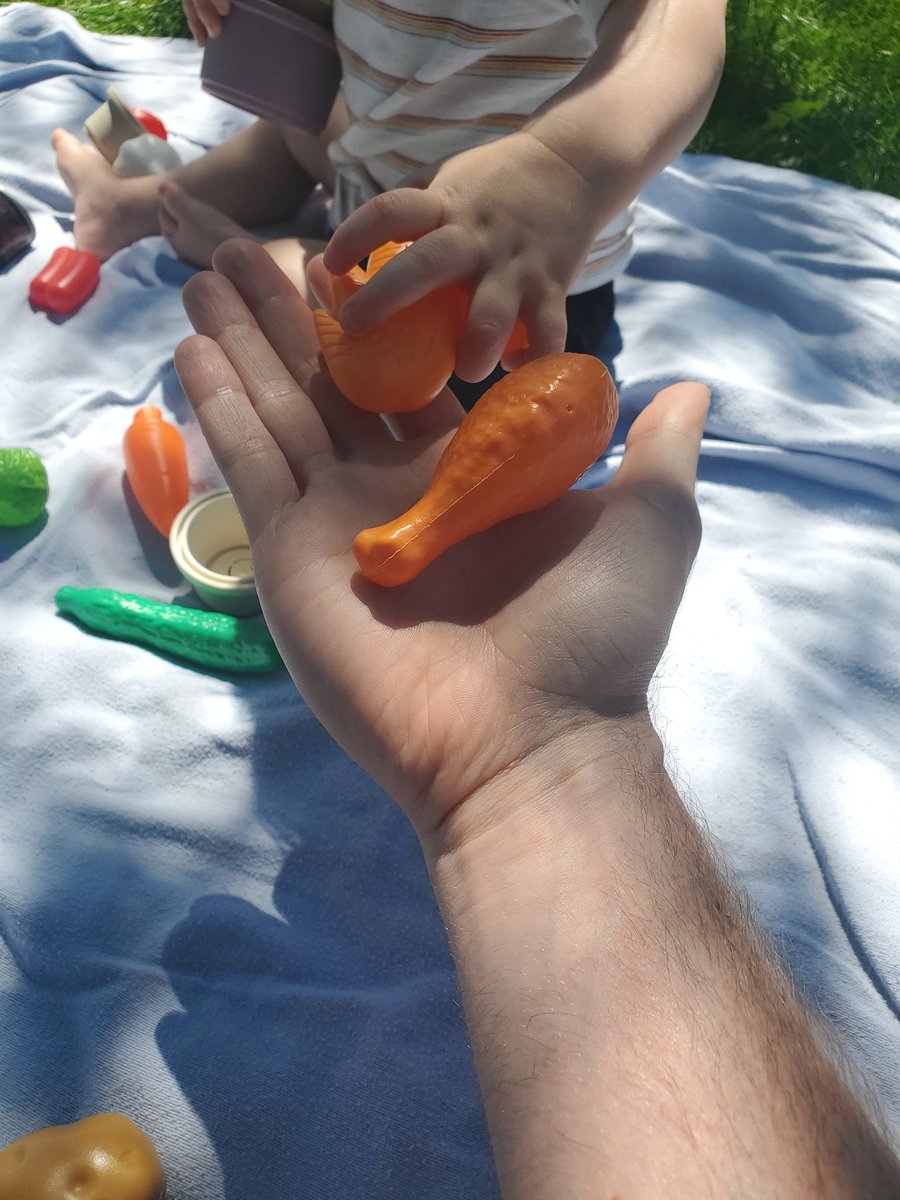 Snack_Memories's tweet photo. For his 1st birthday, my son got a play grocery set, which included chicken wings: a drum and a flat. As a WNYer, you have to teach them to start forming their opinions on these matters early...he's clearly #teamflat ! https://t.co/D0AqhmEwmR