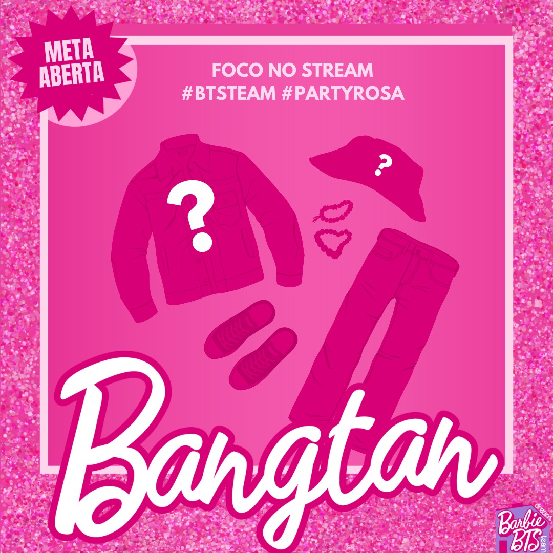 purplemaze7_'s tweet photo. 💄✨ DINÂMICA FASHIONISTA
O BTS tem uma ideia de surpresa pras armys bonecas, vamos explodir a Barbieland de fofura performando GO GO, precisamos do seu print de stream e um coração pra combinar com o figurino!
Dica: yolo yolo yolo yo 💝
COM PRINT USE: FOCO NO STREAM #BTSTEAM #PARTYROSA
🎶https://t.co/6PjbFpzKKD