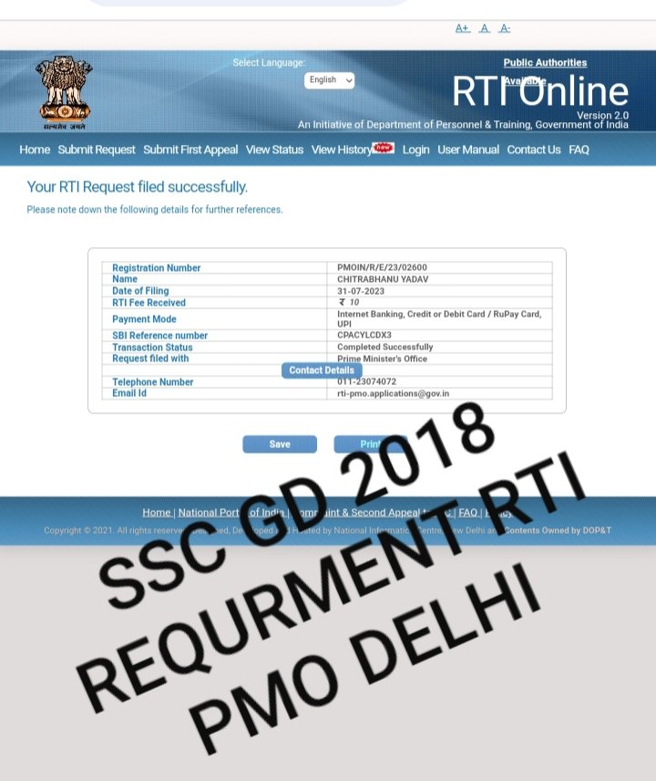 chitrabhanu123's tweet photo. RTI @PMOIndia SSC GD
SUBJECT-REGARDING SSC GD EXAMINATION 2018
...We hope that the future of the families of thousands of students who have passed all the tests is stable they will get joining soon
@narendramodi @PMOIndia @AmitShah @HMOIndia @DrJitendraSingh @DoPTGoI @crpfindia https://t.co/qbpO6cXV98