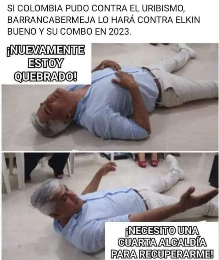 ANDRESALFONSOF5's tweet photo. Si en #Barrancabermeja llega a ganar este man seriamos la burla nacional. 🤦🏼🤦🏼🤦🏼🤦🏼 https://t.co/jlnDLwvikF