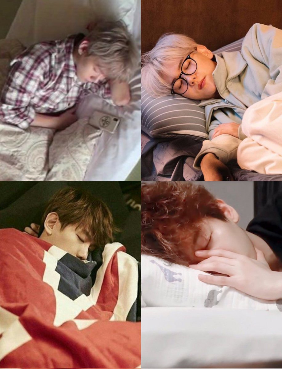 BBHLOOK__'s tweet photo. baekhyun sleeping ... this is too cute https://t.co/djF2q7f3cD