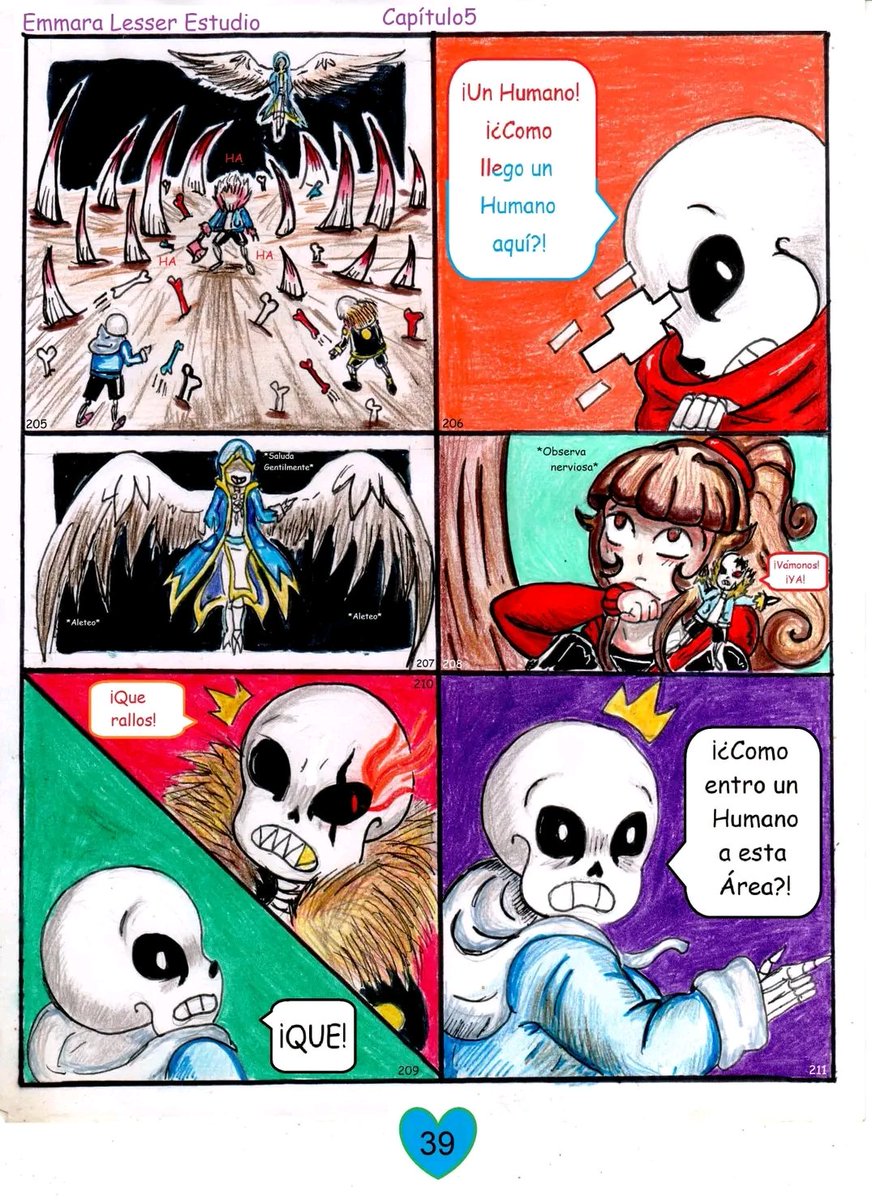 LesserEmmara's tweet photo. Fragmentale
Un fragmento Perdido:
Encuentros inesperados cap 5 (1/3)
#undertaleAU #undertale_AU #undertaleoc #undertale_comic https://t.co/qtoCkwZtJK