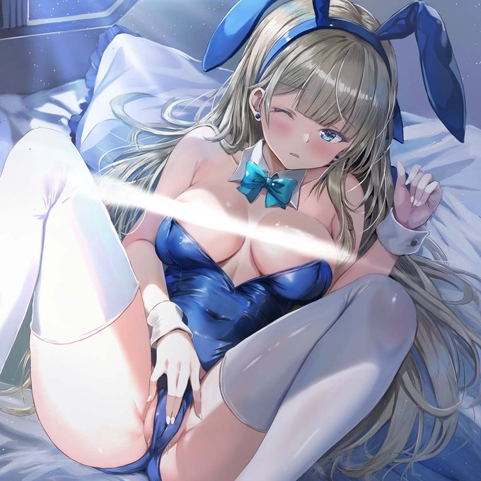 寝起きたバニートキ 