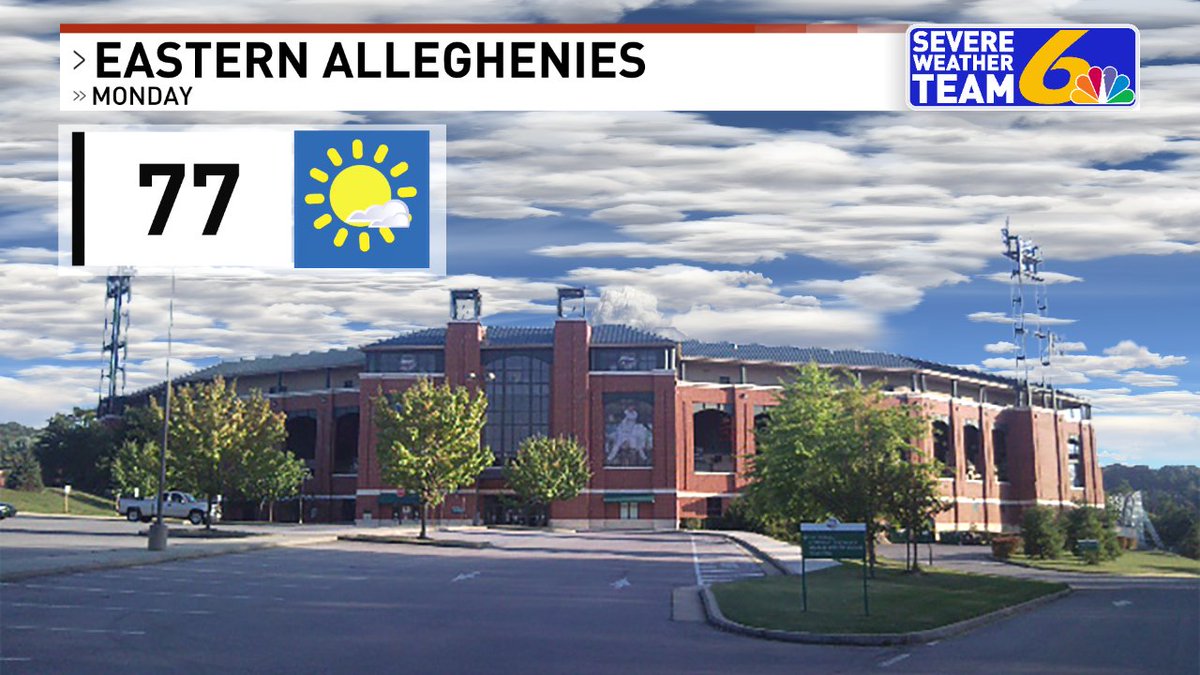 Here's tomorrow's forecast for the Eastern Alleghenies. More weather ----> wjactv.com/weather