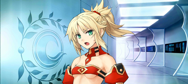 "T-That's...!" 

Mordred is clearly flustered, unused to this kind of attention. Especially from the king. 

"Uh..."