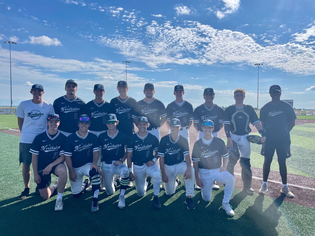 Couldn’t have asked for a better team to end my @NorthStar__BB career with.

Final summer season stats:
25.1 IP
31 SO
1.105 ERA
1.224 WHIP

Huge thanks to <a href="/kyleddalton/">Kyle Dalton</a> and <a href="/Jcully36/">Joshua Culliver</a> for coaching and making my final summer that much better!