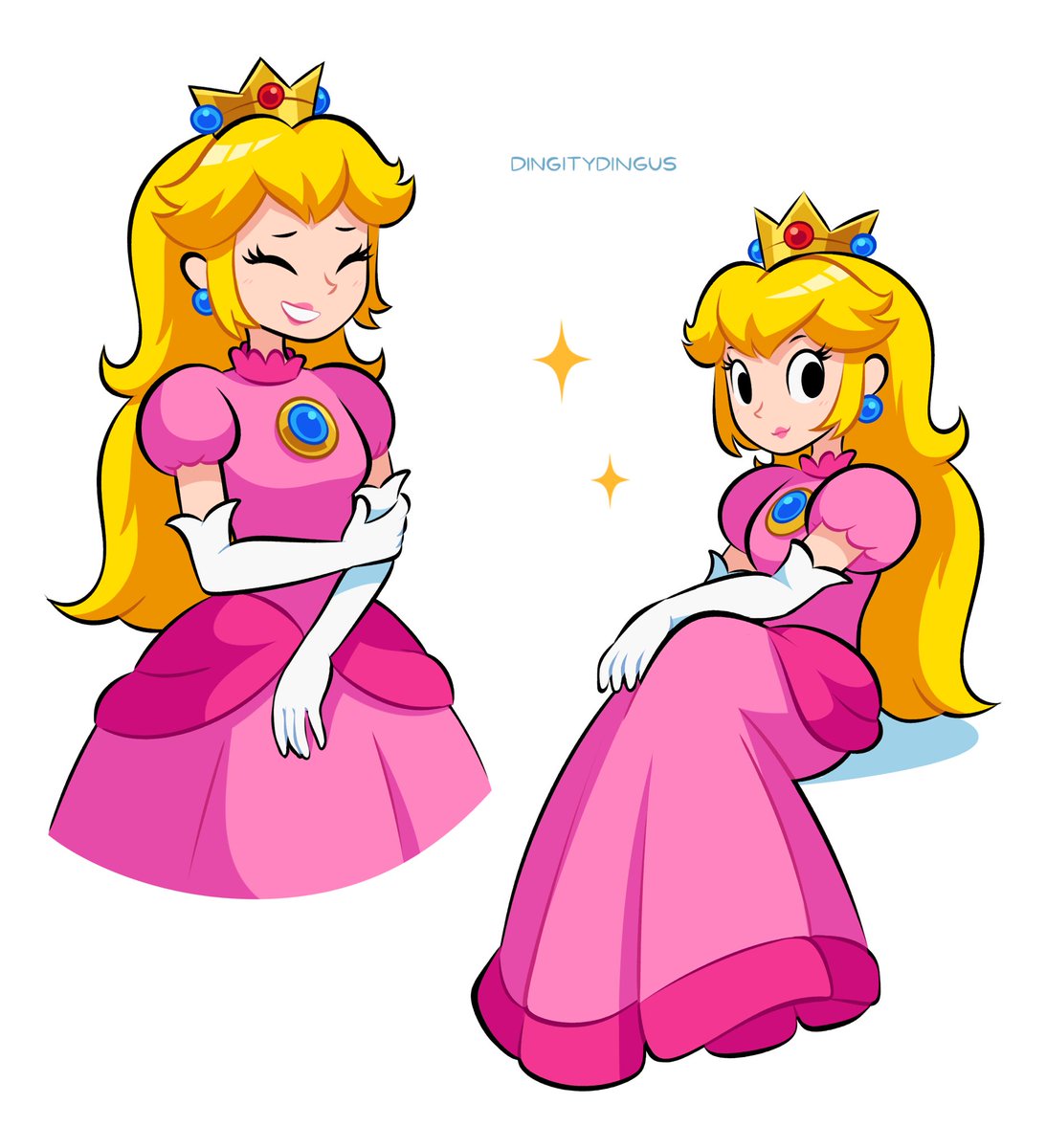 ピーチ姫 「Sweet   #PrincessPeach #Nintendo #Fanart」|Vinny 🌟のイラスト