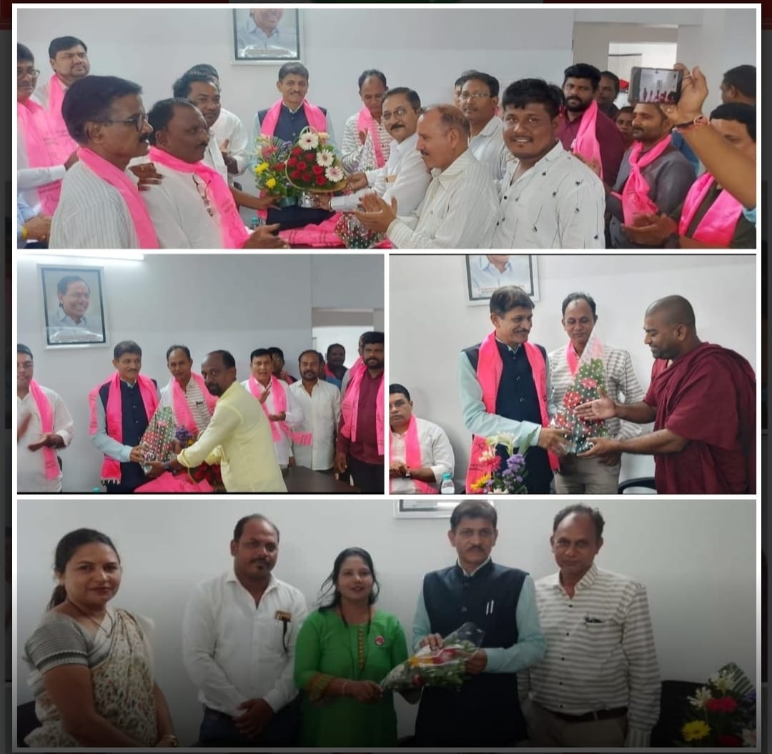 BRSBhandara's tweet photo. भारत राष्ट्र समिति महाराष्ट्र राज्याच्या पूर्व विदर्भ समन्वयक पदावर नियुक्ती झाल्यानंतर माजी आमदार श्री. चरणभाऊ वाघमारे यांनी प्रथमच नागपूर येथील कार्यालयात भेट देऊन आपला कार्यभार स्वीकारला.... https://t.co/ITQszdVYn3