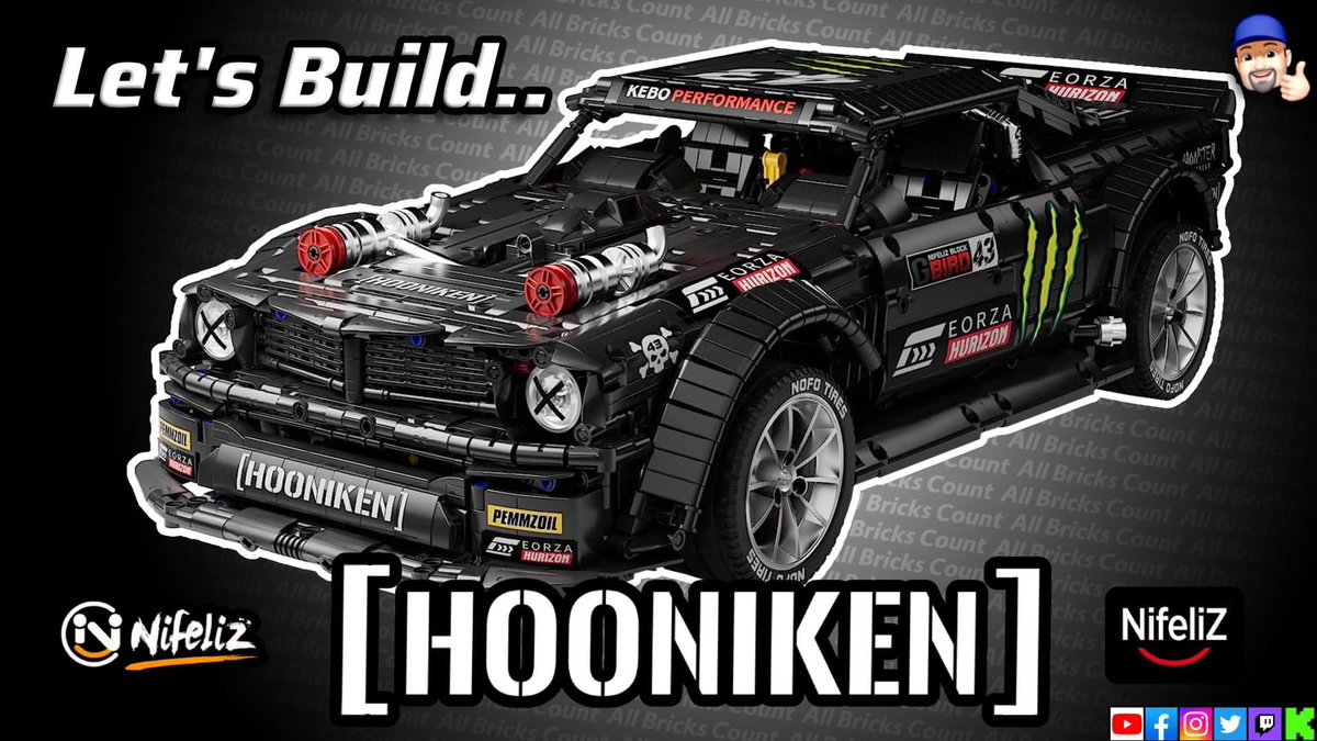 bricks_all's tweet image. Stay tuned.. this week I will start live streaming the Nifeliz Hooniken build. #nifeliz #hooniken based on the iconic Mustang that Ken Block made famous. Streaming to YouTube, Facebook, Twitch, Twitter (X), and Kick. Best experience will be on YouTube folks. Join me this week..