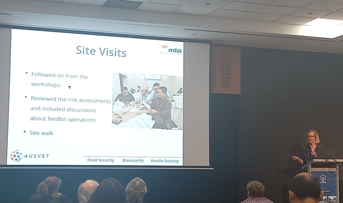 ausvetgroup's tweet photo. Ausvet's @imacphill presenting our work on the @meatlivestock  Indonesian Biosecurity Support Project at ANZCVS Science Week for the Epidemiology Chapter https://t.co/caqLiwHRmZ