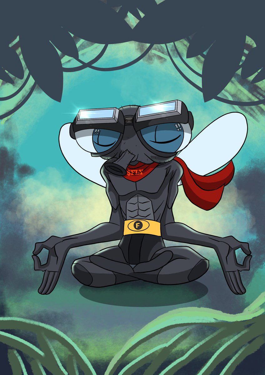 Keep calm and trust the process with $FLY. 🪰✨