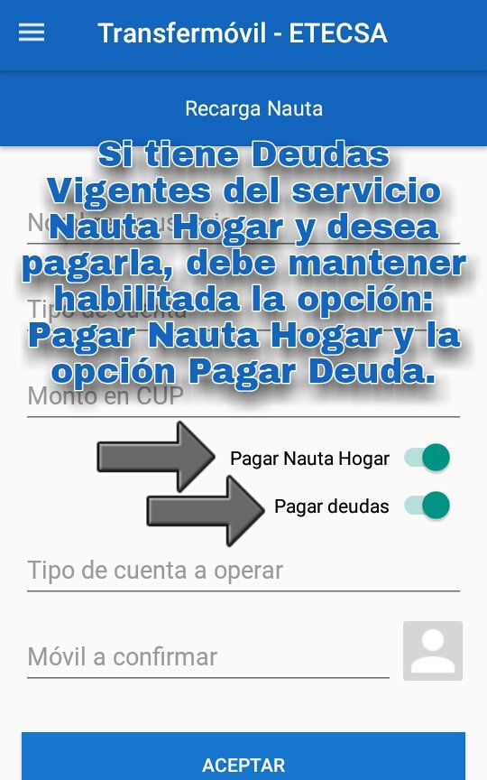 3️⃣ sencillas operaciones que puedes realizar desde #Transfermóvil mediante la opción Recarga Nauta. 
!Ah y con bonificación del 1️⃣0️⃣%¡
<a href="/ETECSA_Cuba/">ETECSA</a> <a href="/MayraArevich/">Mayra Arevich Marín 🇨🇺</a> <a href="/MINCOMCuba/">Ministerio de Comunicaciones Cuba</a> <a href="/taniavel76/">Tania Velazquez</a>