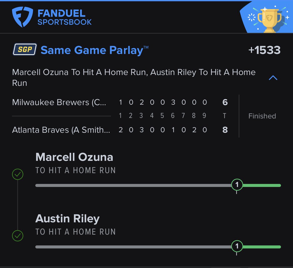 SwiftsPicks's tweet photo. Hitting dingers in the discord!💰💰🫡
#GambingTwitter #MLBPicks #MLB #SportsBettingPicks https://t.co/7fa09SIxZK