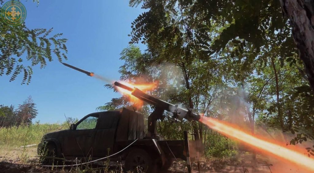 BohunBrigade's tweet photo. A company of anti-tank missile systems, the squad of the Kadilo combat vehicle destroying the enemy in the East. https://t.co/ln9wBbpUFB