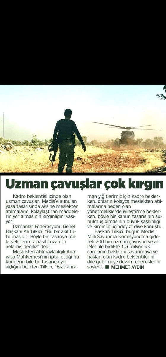 FahriUsluoglu's tweet photo. Parkta çiçek sulayana kadro varda

 Dağda taşta namlunun ucunda görev

 yapan Uzman Çavuşlara kadro yok

 mu?

@alitilkici38 @mustafaelitas @MustafaSentop @TBMMGenelKurulu
@TBMMresmi @UlviYonter @RTErdogan
@tcbestepe 
@muharrem0306
#UzmanÇavuş https://t.co/FTkKvAaa2v