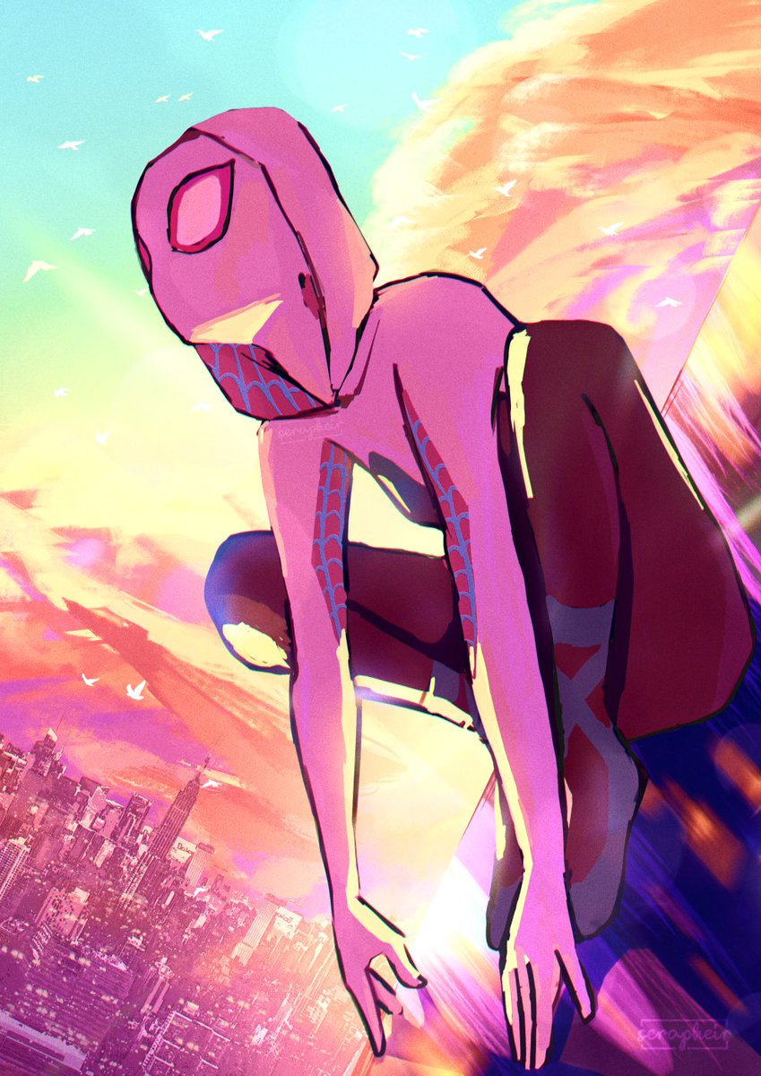 serapheir's tweet photo. 🕷️🕸️🌆 https://t.co/W6hKgApCZq