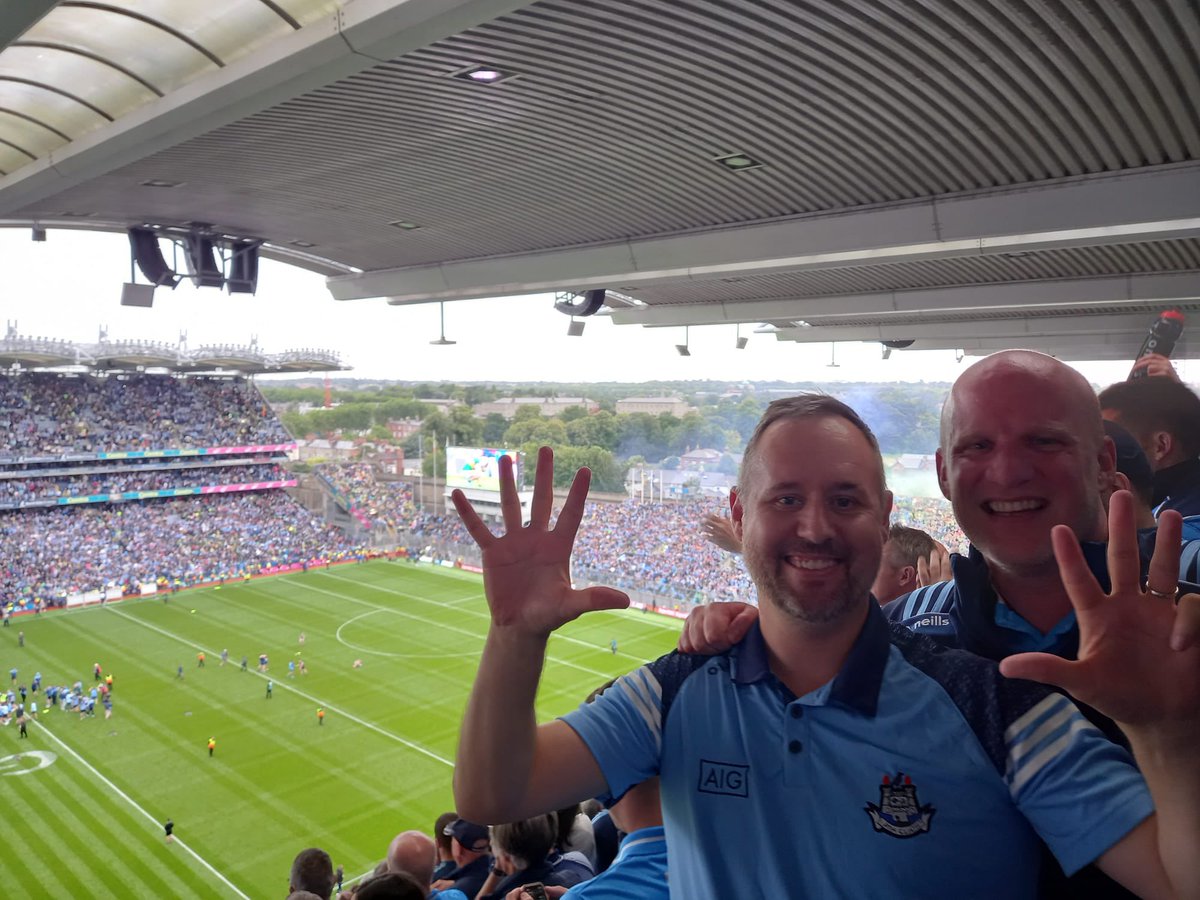 mick_mcd's tweet photo. @ShaneMcD72 @JCLayfield 9th all-Ireland win in 12 years John, we’re celebrating tonight. 🍻#UpTheDubs https://t.co/MCBwDao2lj