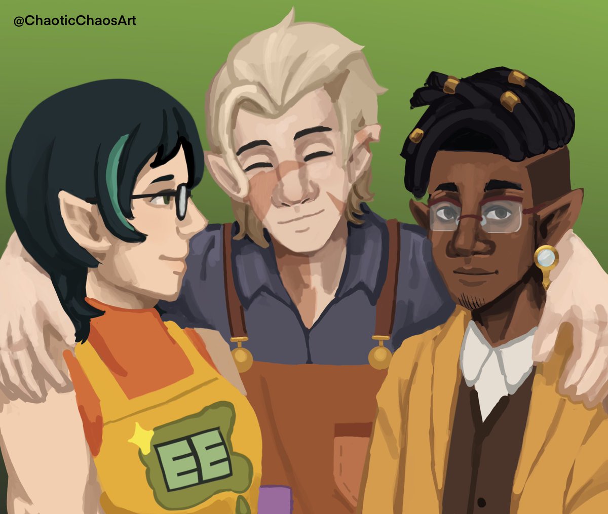 Epilogue Emerald Trio
#willowtoh #huntertoh #gustoh #TheOwlHouseS3 #TheOwlHouseS3 #theowlhousefanart #digitalart #digitalillustration #Procreate